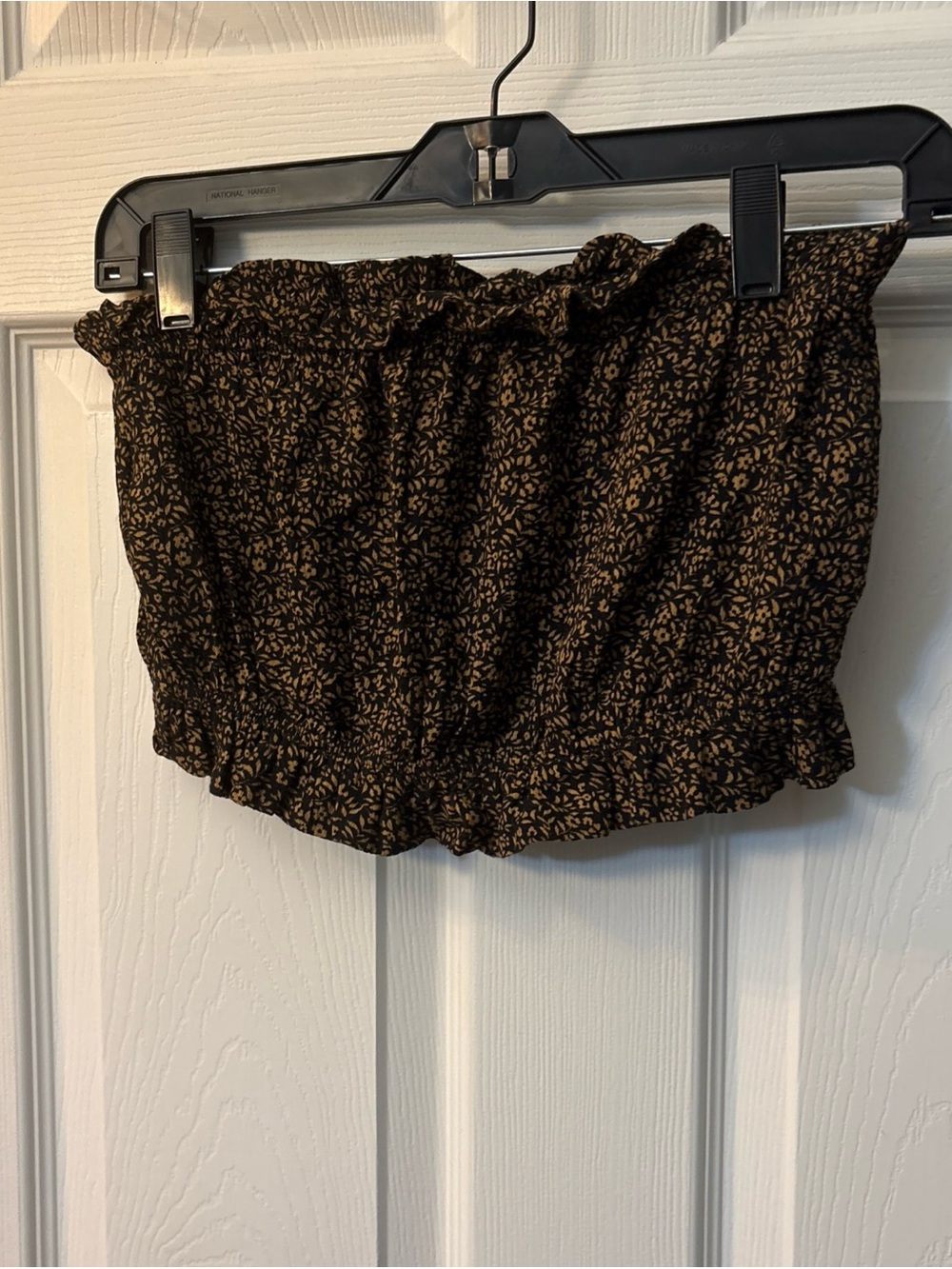 American Eagle Outfitters Black Smocked Tube top